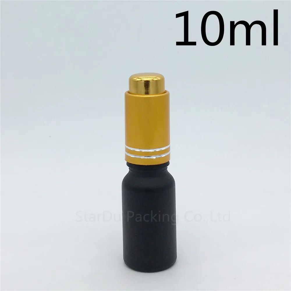 12pcs 10ml Black Frosted Glass Essential Oil Bottle With Gold Cap Dropper 10cc Glass Perfume Bottles
12pcs 10ml Black Frosted Glass Essential Oil Bottle With Gold Cap Dropper 10cc Glass Perfume Bottles