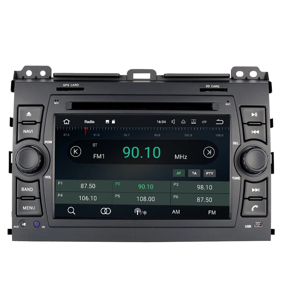 1024x600 HD Автомобильный мультимедийный плеер 2 din Авто DVD android 10 восемь ядер 7 дюймов