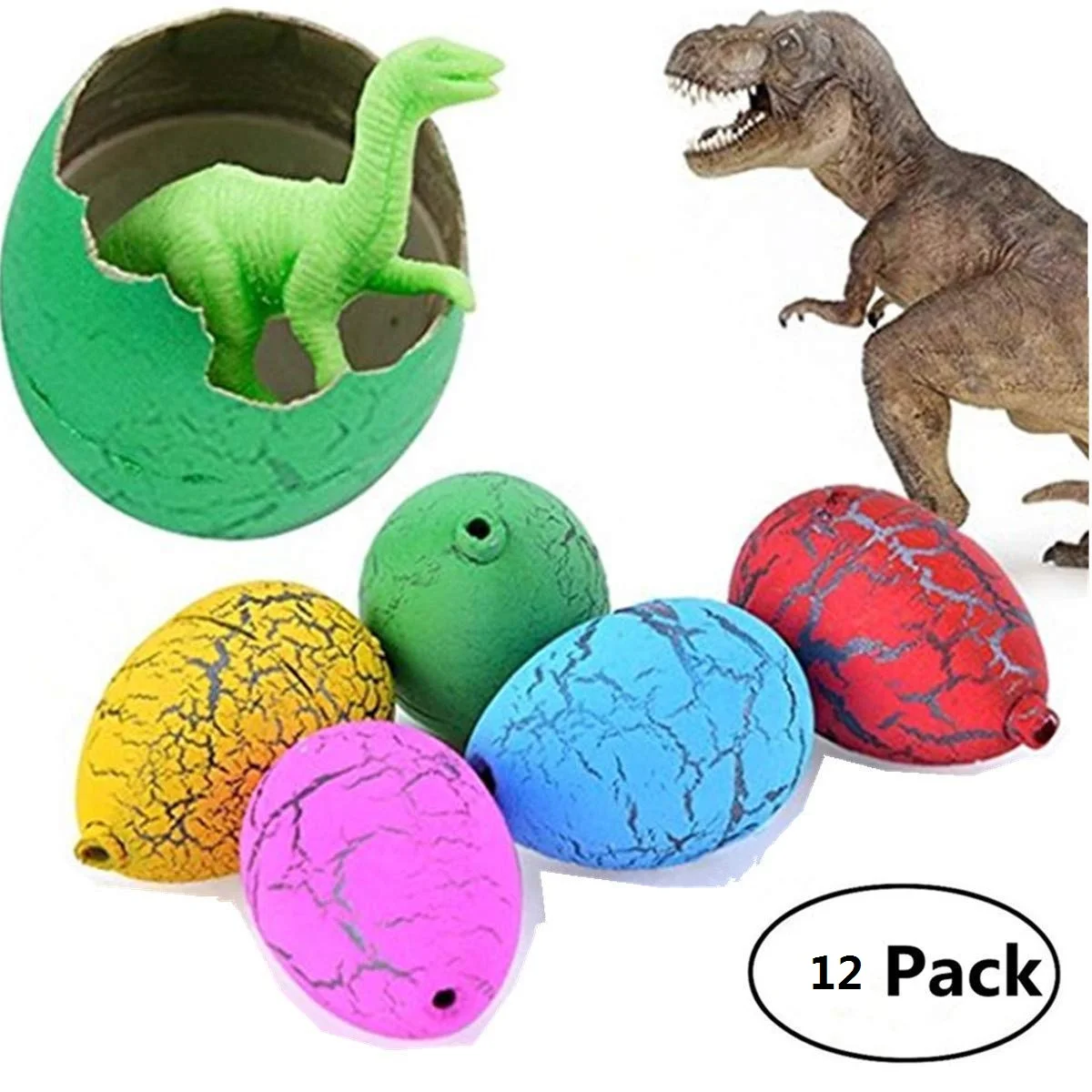 12PCS Water Hatching Dinosaur Eggs Large Inflation Water Eggs Crack Growing Dino Toy Educational Science Toy For Children Gift
12PCS Water Hatching Dinosaur Eggs Large Inflation Water Eggs Crack Growing Dino Toy Educational Science Toy For Children Gift