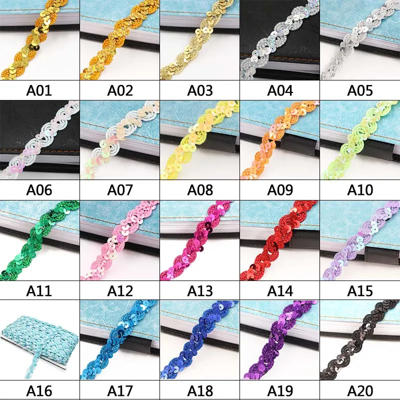 5m*15mm Multicolor Sequins Lace Ribbons DIY Sparkly Lace Ribbon Applique Sewing Accessories Wedding Festival Party Decoration 8z
5m*15mm Multicolor Sequins Lace Ribbons DIY Sparkly Lace Ribbon Applique Sewing Accessories Wedding Festival Party Decoration 8z