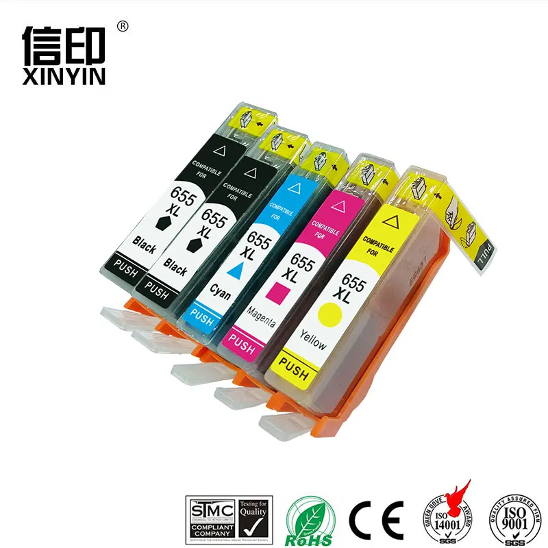 XColor 5PK 655XL HP655 hp 655 hp655xl новые совместимые чернильные картриджи для принтера hp Deskjet 3525/4615/4625/5525/6520
XColor 5PK 655XL HP655 hp 655 hp655xl новые совместимые чернильные картриджи для принтера hp Deskjet 3525/4615/4625/5525/6520