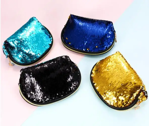 Women Fashion Sequins Handbags Europe and America Shell Clutch Bag Cosmetic Bag Storage Bag Mermaid Sequin Evening Party Bag
Women Fashion Sequins Handbags Europe and America Shell Clutch Bag Cosmetic Bag Storage Bag Mermaid Sequin Evening Party Bag