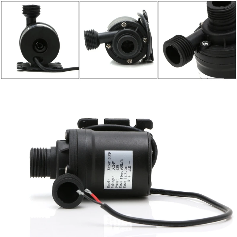 2019 Hot 800L/H 5m DC 12V 24V Solar Brushless Motor Water Circulation Water Pump 22W 6.5cm(D) x 8cm(H)
2019 Hot 800L/H 5m DC 12V 24V Solar Brushless Motor Water Circulation Water Pump 22W 6.5cm(D) x 8cm(H)