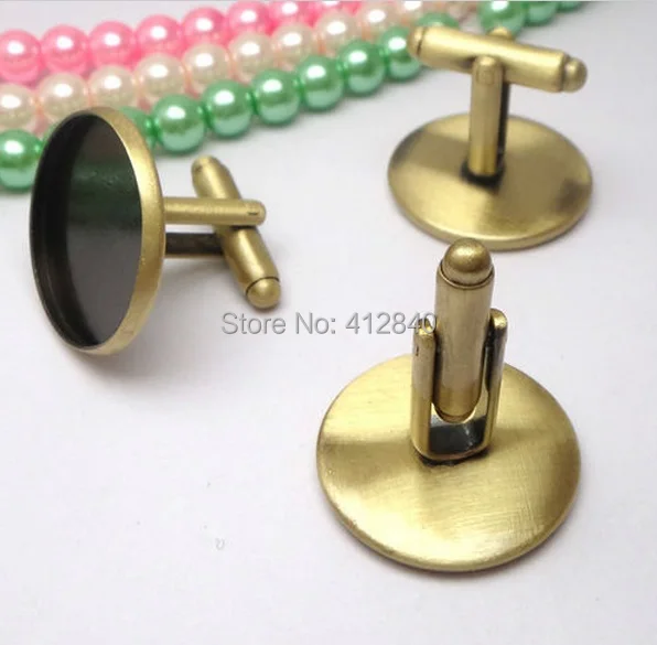 100pcs Bronze tone rushed Finishing French Cuff links Blank with 16mm Bezel Cabochon Setting Tray DIY Cufflinks
100pcs Bronze tone rushed Finishing French Cuff links Blank with 16mm Bezel Cabochon Setting Tray DIY Cufflinks