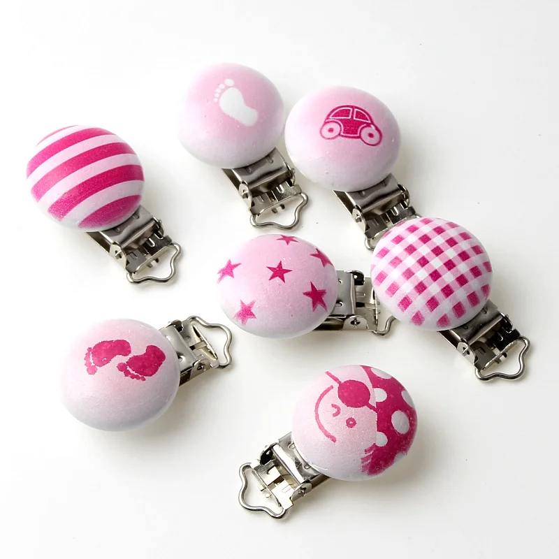 Pink Series Wooden Baby Pacifier Clips Wood Metal Holders Cute Infant Soother Clasps Accessories for Baby Teethers 5pcs/lot
Pink Series Wooden Baby Pacifier Clips Wood Metal Holders Cute Infant Soother Clasps Accessories for Baby Teethers 5pcs/lot