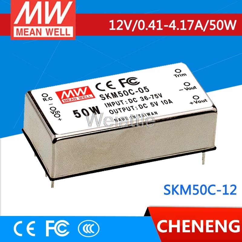 MEAN WELL оригинальный SKM50C-12 12В 4.17а meanwell SKM50 12В 50Вт DC-DC Регулируемый одновыходной преобразователь
MEAN WELL оригинальный SKM50C-12 12В 4.17а meanwell SKM50 12В 50Вт DC-DC Регулируемый одновыходной преобразователь