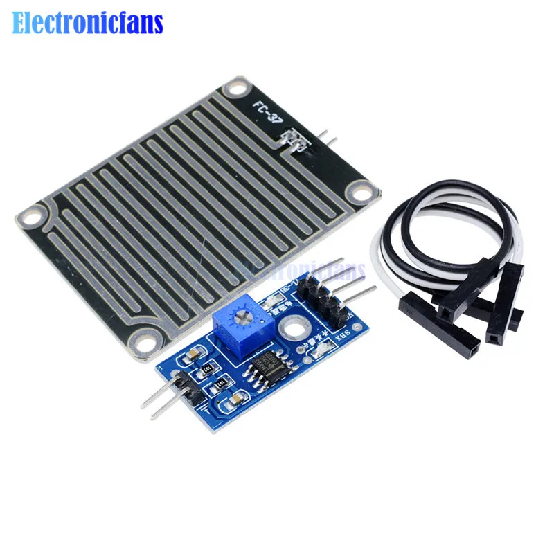 2 компл./Лот, датчик снега/фотодождя, модуль контроля погоды для Arduino 3,3 в-5 в, высокая чувствительность
2 компл./Лот, датчик снега/фотодождя, модуль контроля погоды для Arduino 3,3 в-5 в, высокая чувствительность