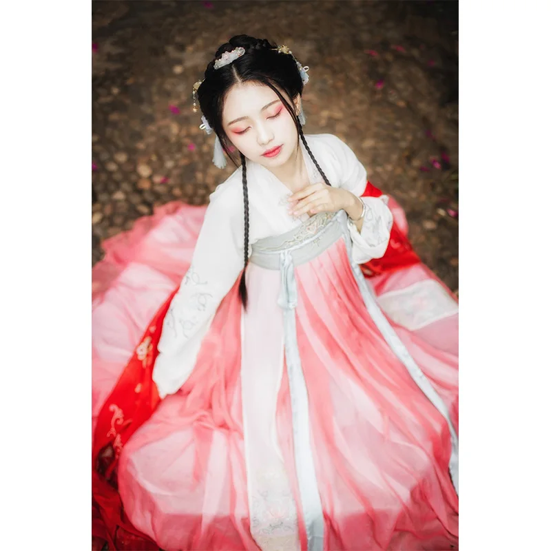 Женский семейный костюм Hanfu, традиционный сценический праздничный наряд, Восточная одежда для представлений, сказочное платье DF1034
Женский семейный костюм Hanfu, традиционный сценический праздничный наряд, Восточная одежда для представлений, сказочное платье DF1034