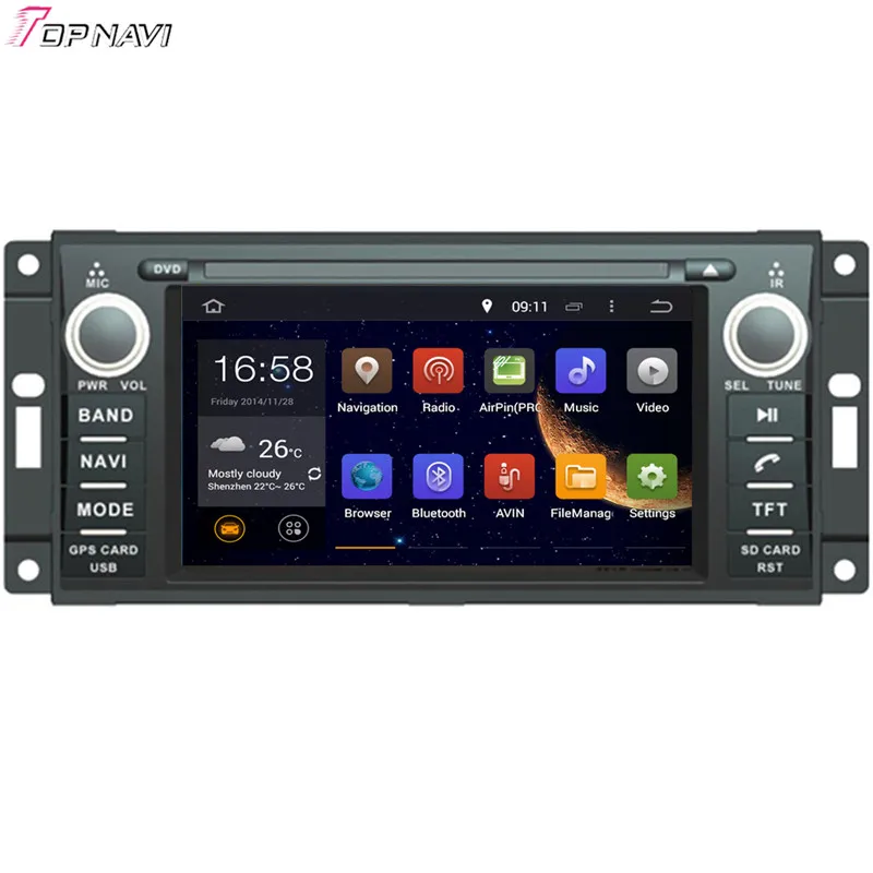 TOPNAVI 6,2 ''Восьмиядерный 4 Гб ОЗУ Android 6,0 автомобильное радио стерео GPS для COMMANDER/WRANGLER аудио DVD плеер
TOPNAVI 6,2 ''Восьмиядерный 4 Гб ОЗУ Android 6,0 автомобильное радио стерео GPS для COMMANDER/WRANGLER аудио DVD плеер