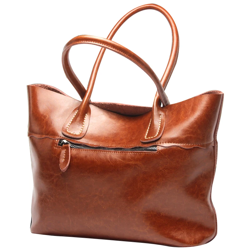 2018 Large Capacity Casual Totes Women Genuine Leather Shoulder Bag Fashion High Quality Handbags Anti-wear Simple Hand Bag
2018 Large Capacity Casual Totes Women Genuine Leather Shoulder Bag Fashion High Quality Handbags Anti-wear Simple Hand Bag