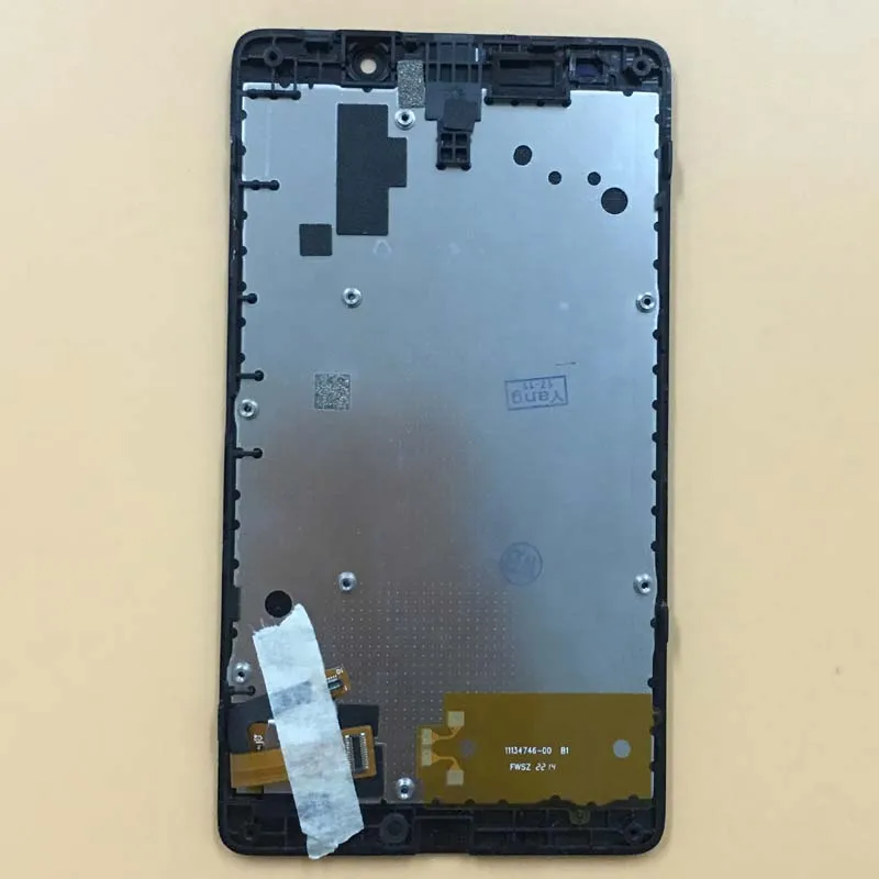 Для Nokia XL Black черный Сенсорный экран дигитайзер панель сенсор + ЖК дисплей модуль