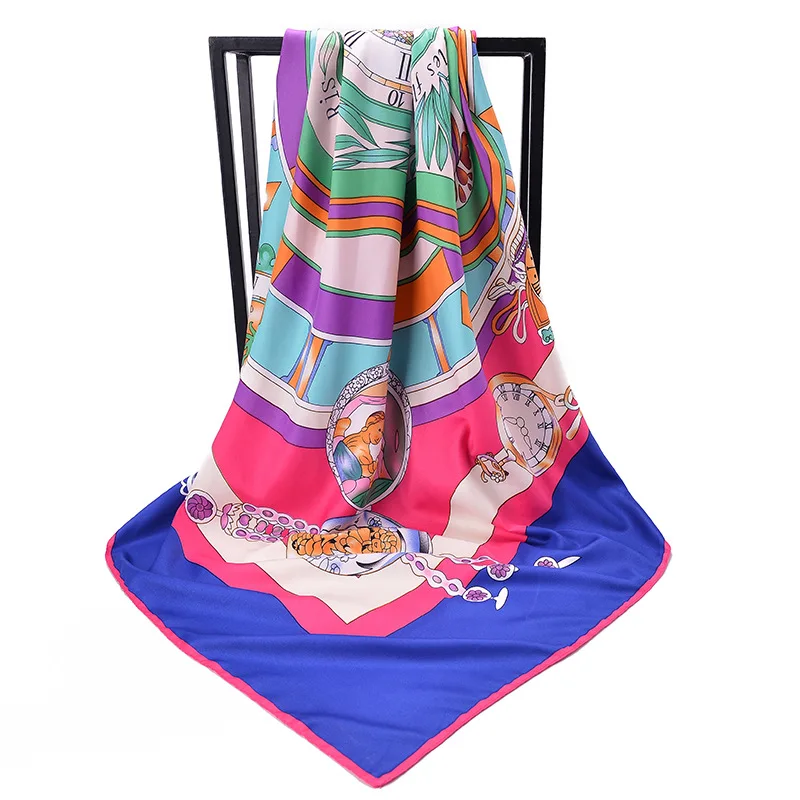 Fashionable women spring summer130cm* 130cm oversized twill large square SILK scarf brand printed colock chain head scarves
Fashionable women spring summer130cm* 130cm oversized twill large square SILK scarf brand printed colock chain head scarves
