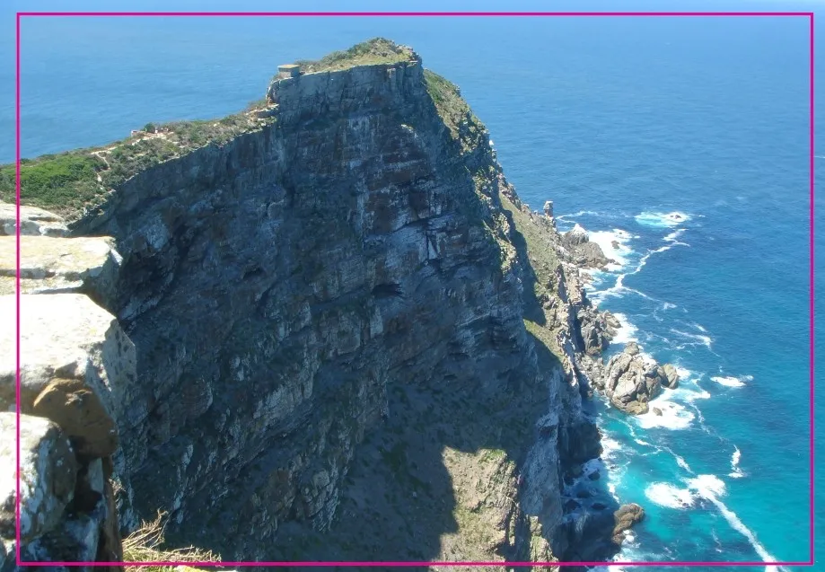 

10K Landmarks Magnets ,The Cape of Good Hope,South Africas Rectangle Metal Fridge Magnet 5517 Tourism Souvenir