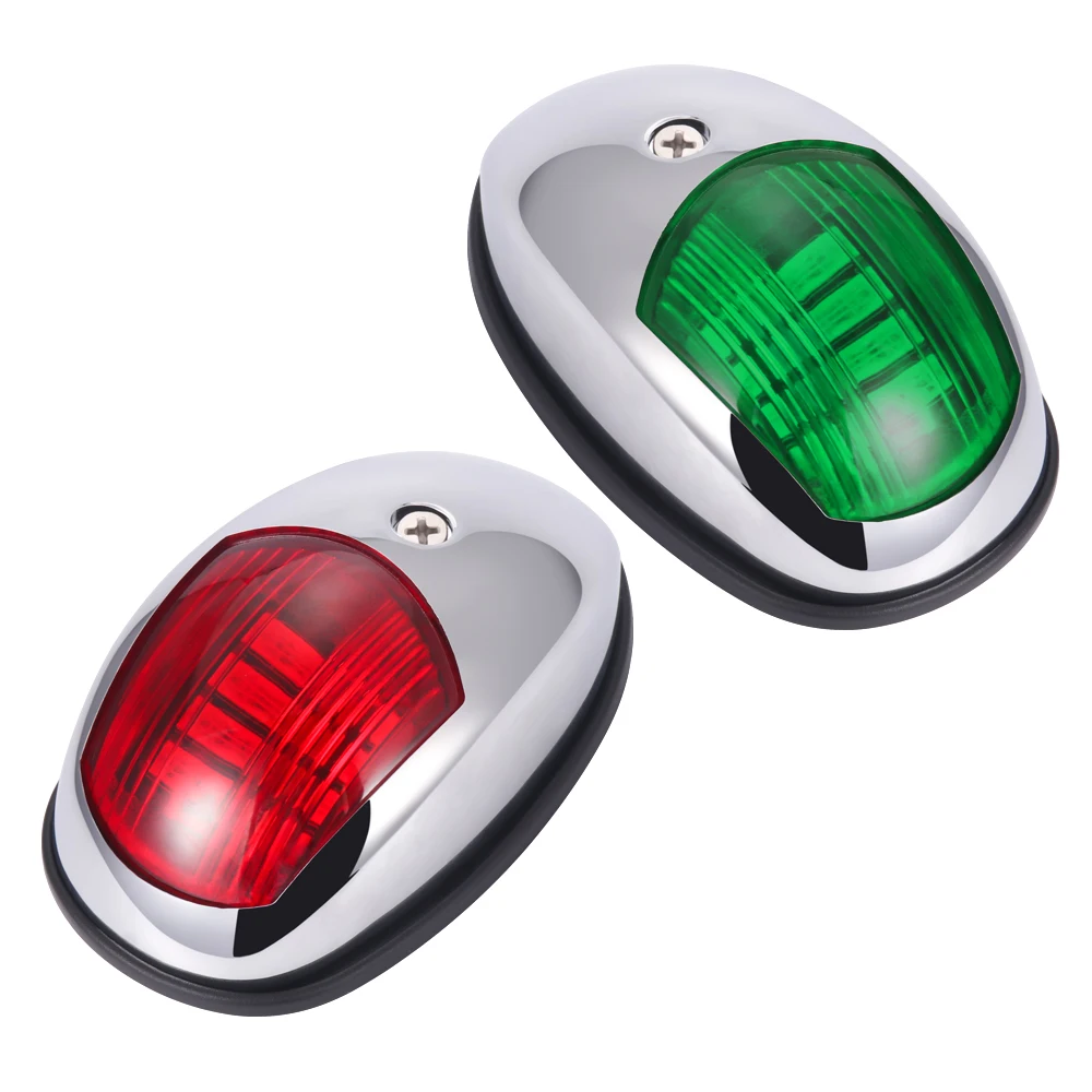 2 Pcs Universal Navigation Light Lamp For Marine Boat Yacht LED Bulb Black/White Housing ABS Plastic Signal Light Modern Style
2 Pcs Universal Navigation Light Lamp For Marine Boat Yacht LED Bulb Black/White Housing ABS Plastic Signal Light Modern Style