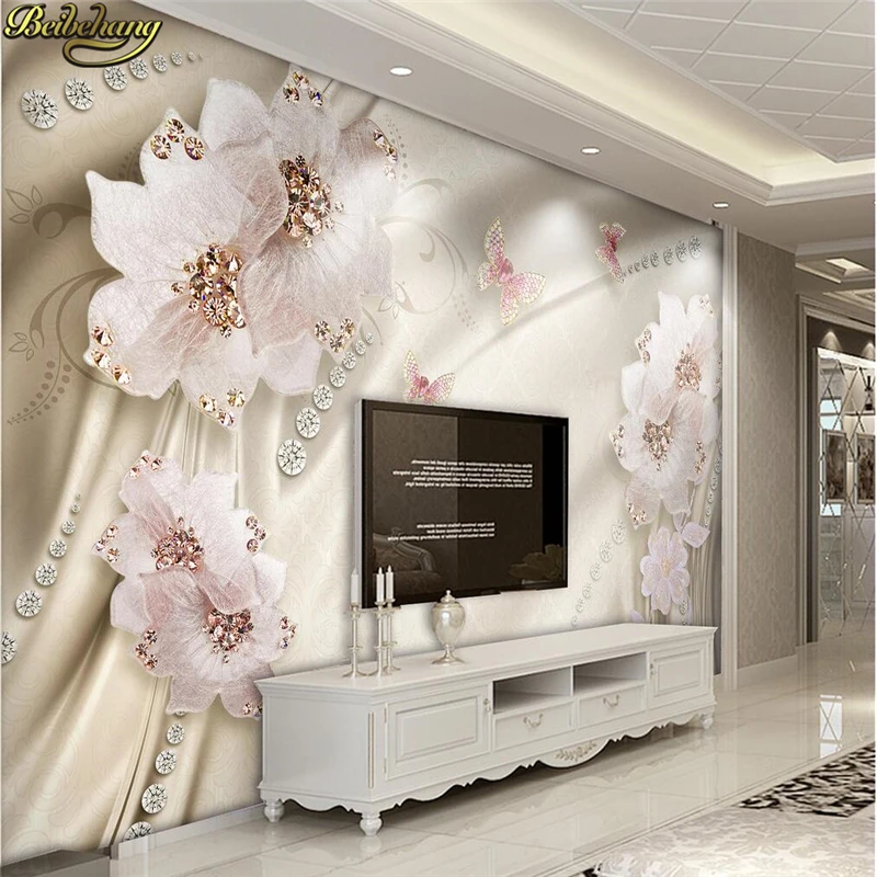 beibehang Custom photo wallpaper wall murals wall stickers luxury diamond flowers 3d jewelry TV wall murals papel de parede
beibehang Custom photo wallpaper wall murals wall stickers luxury diamond flowers 3d jewelry TV wall murals papel de parede