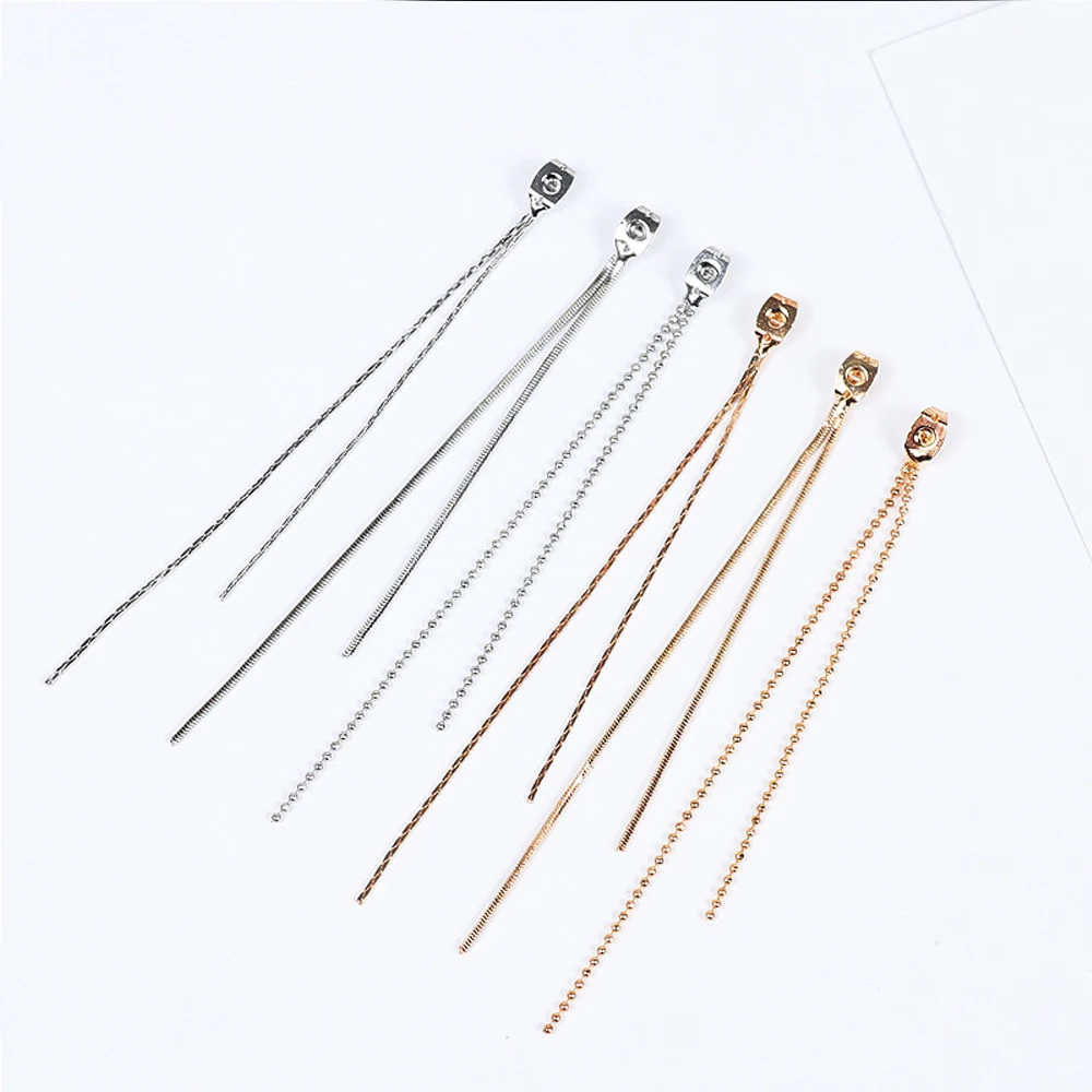 85mm Back Earrings Line Chain Tassel Ear Study Making Accessories Jewelry Connector
85mm Back Earrings Line Chain Tassel Ear Study Making Accessories Jewelry Connector