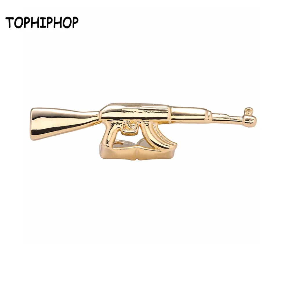 Hip Hop New Gold Tooth Grillz Rifle Model Silver Gold Tooth Men's Hip Hop Pop Braces Party Rapper Accessories
Hip Hop New Gold Tooth Grillz Rifle Model Silver Gold Tooth Men's Hip Hop Pop Braces Party Rapper Accessories