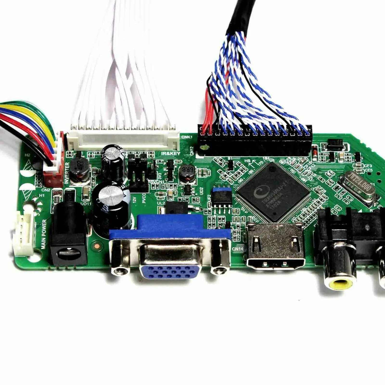Latumab New TV HDMI VGA AV USB LCD Driver Board For 20" M200O1-L01/M200O1-L05 1600x900 LCD Free shipping
Latumab New TV HDMI VGA AV USB LCD Driver Board For 20" M200O1-L01/M200O1-L05 1600x900 LCD Free shipping
