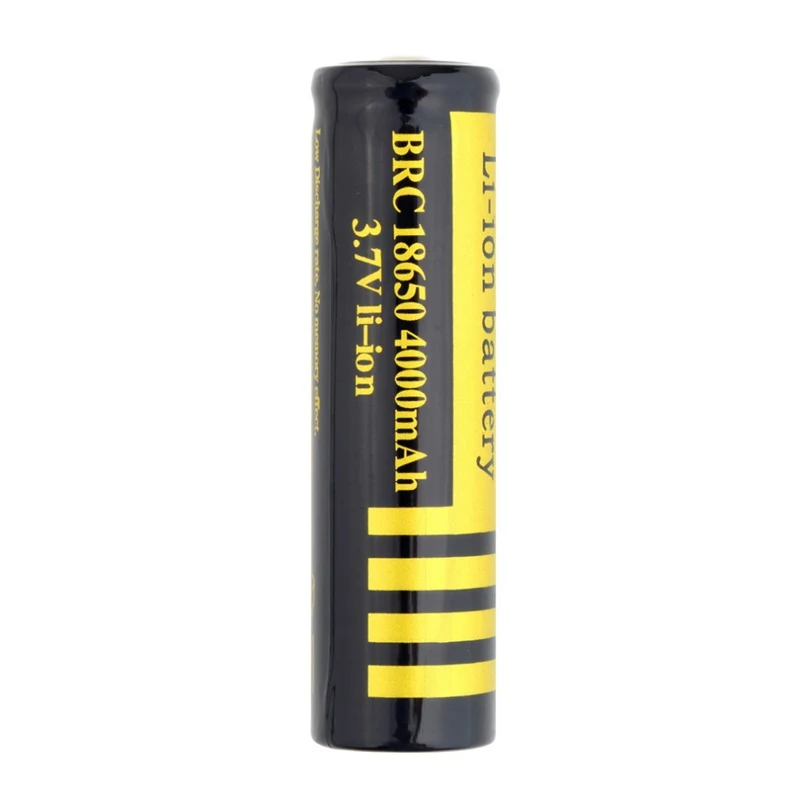 18650 перезаряжаемая батарея 3 7 V 4000mAh емкость литий ионная аккумуляторная для