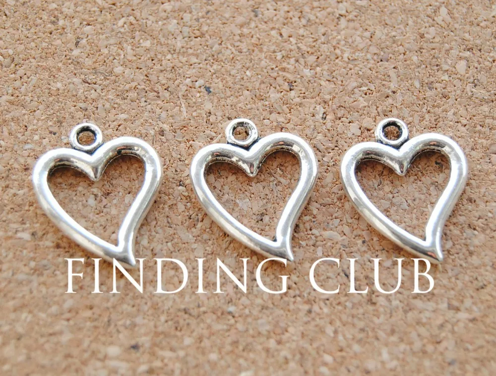 50 pcs 19x15mm Metal Charms Silver Color Heart Charm Pendant For Jewelry Making A897
50 pcs 19x15mm Metal Charms Silver Color Heart Charm Pendant For Jewelry Making A897