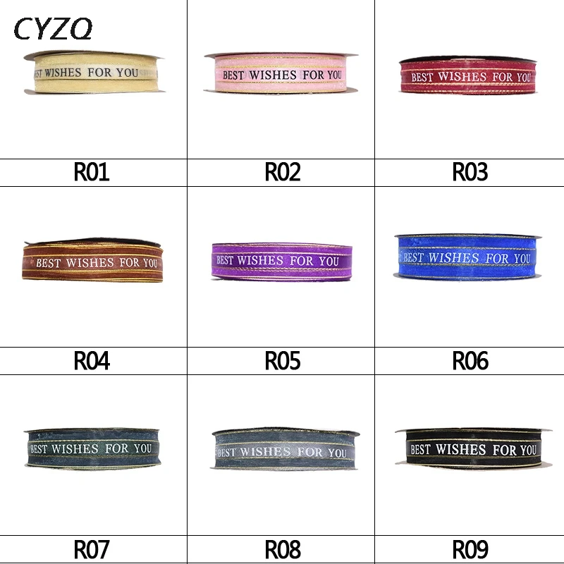 5M 25mm Best Wishes For You Organza Ribbon Wedding Party Decoration Handmade Ribbon Gift Box Wrapping Bows DIY Christmas Ribbon
5M 25mm Best Wishes For You Organza Ribbon Wedding Party Decoration Handmade Ribbon Gift Box Wrapping Bows DIY Christmas Ribbon