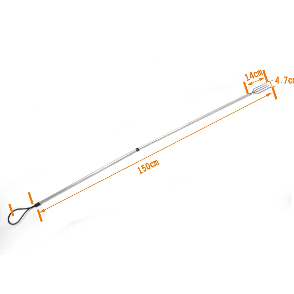 OLOEY 2pcs Per Bag Fishing 90cm Spear 3 Prong Spearhead Fork Harpoon Tip with Barbs Diving Spear Gun Head Fishing Tools
OLOEY 2pcs Per Bag Fishing 90cm Spear 3 Prong Spearhead Fork Harpoon Tip with Barbs Diving Spear Gun Head Fishing Tools