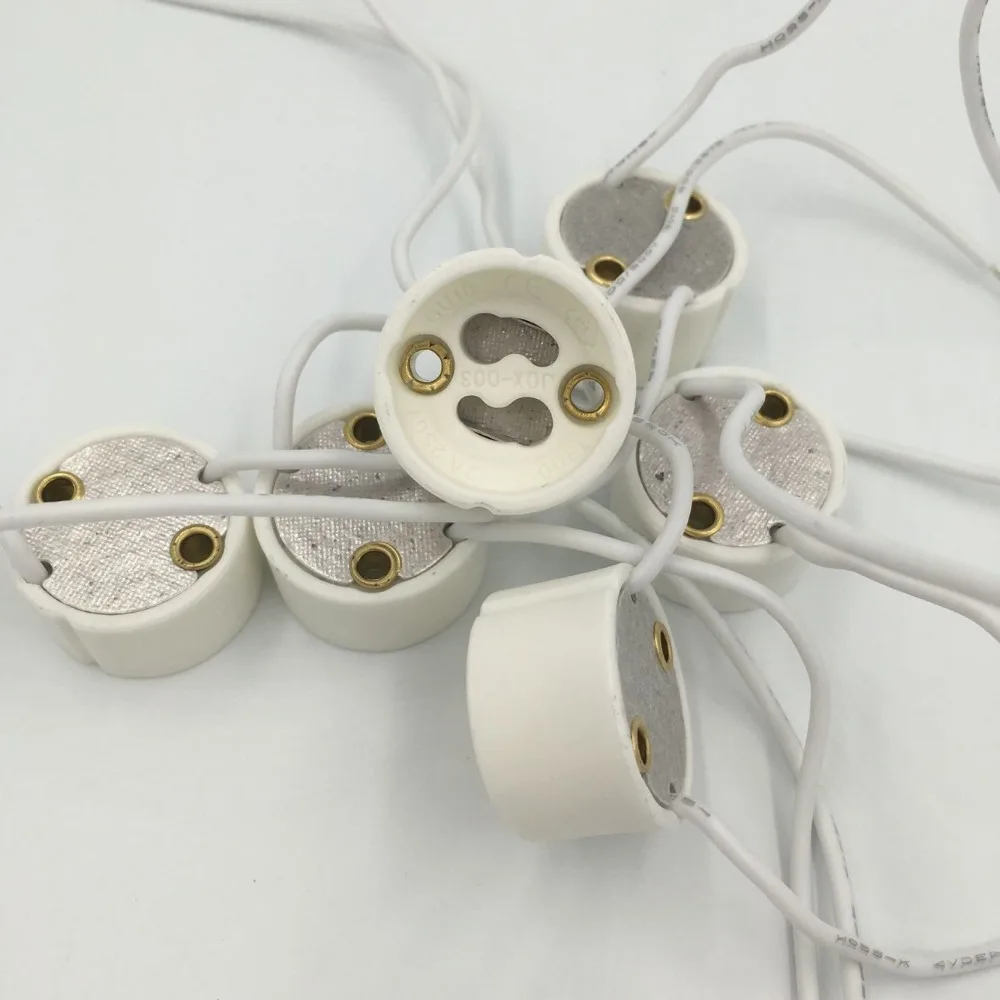 50X Best Quality GU10 Base Socket Light Base Adapter Wire Connector GU 10 base Ceramic Socket for LED Lamp Led light holder
50X Best Quality GU10 Base Socket Light Base Adapter Wire Connector GU 10 base Ceramic Socket for LED Lamp Led light holder