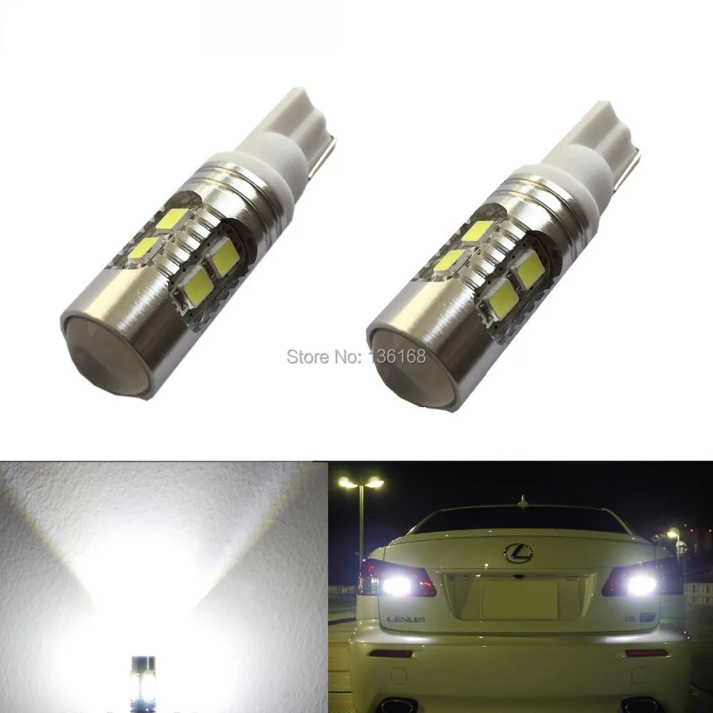 Сверхъяркие лампы заднего хода AX-2835 SMD 912 921 T10 W5W, габарисветильник огни s, белый, такие же яркие
Сверхъяркие лампы заднего хода AX-2835 SMD 912 921 T10 W5W, габарисветильник огни s, белый, такие же яркие