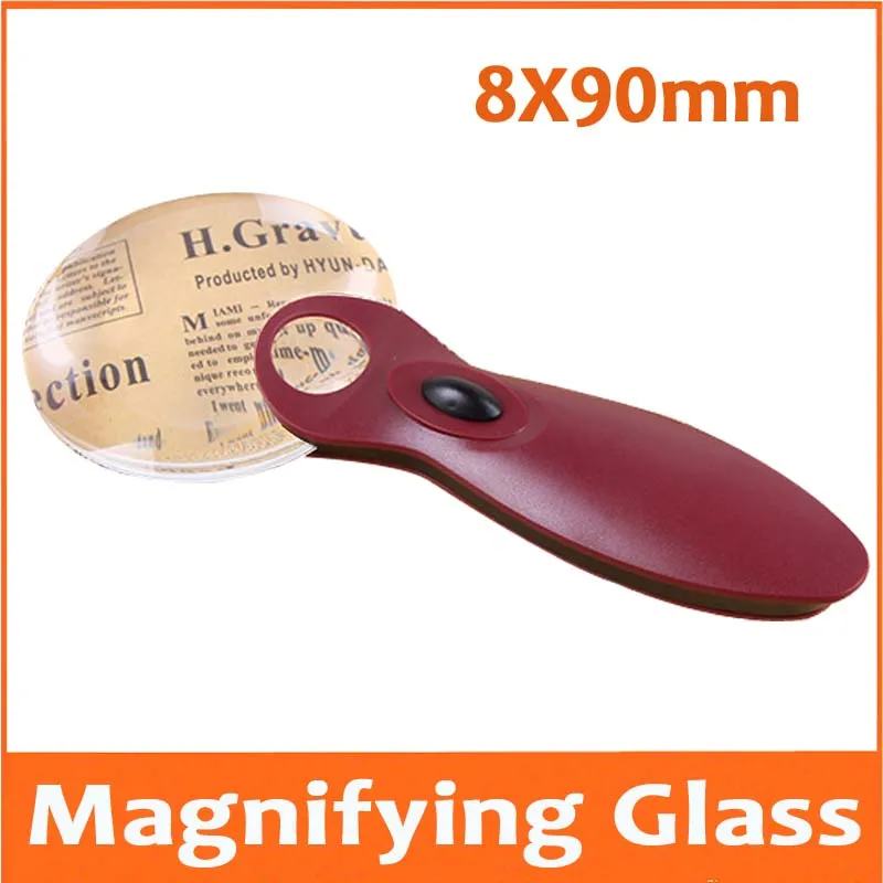 8 Times Red Illuminated Children's Insects Observer Gift Toys Magnifier Pocket Magnifying Glass with Lamp 8X Reading Glass
8 Times Red Illuminated Children's Insects Observer Gift Toys Magnifier Pocket Magnifying Glass with Lamp 8X Reading Glass