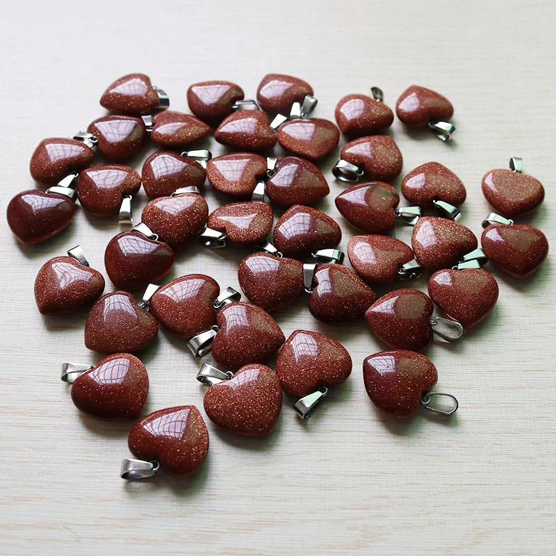 Natural Stone Quartz Heart Pendants 25Pcs Mixed Color Trendy Accessories 20mm Assorted Charms For Jewelry Necklace Making
Natural Stone Quartz Heart Pendants 25Pcs Mixed Color Trendy Accessories 20mm Assorted Charms For Jewelry Necklace Making