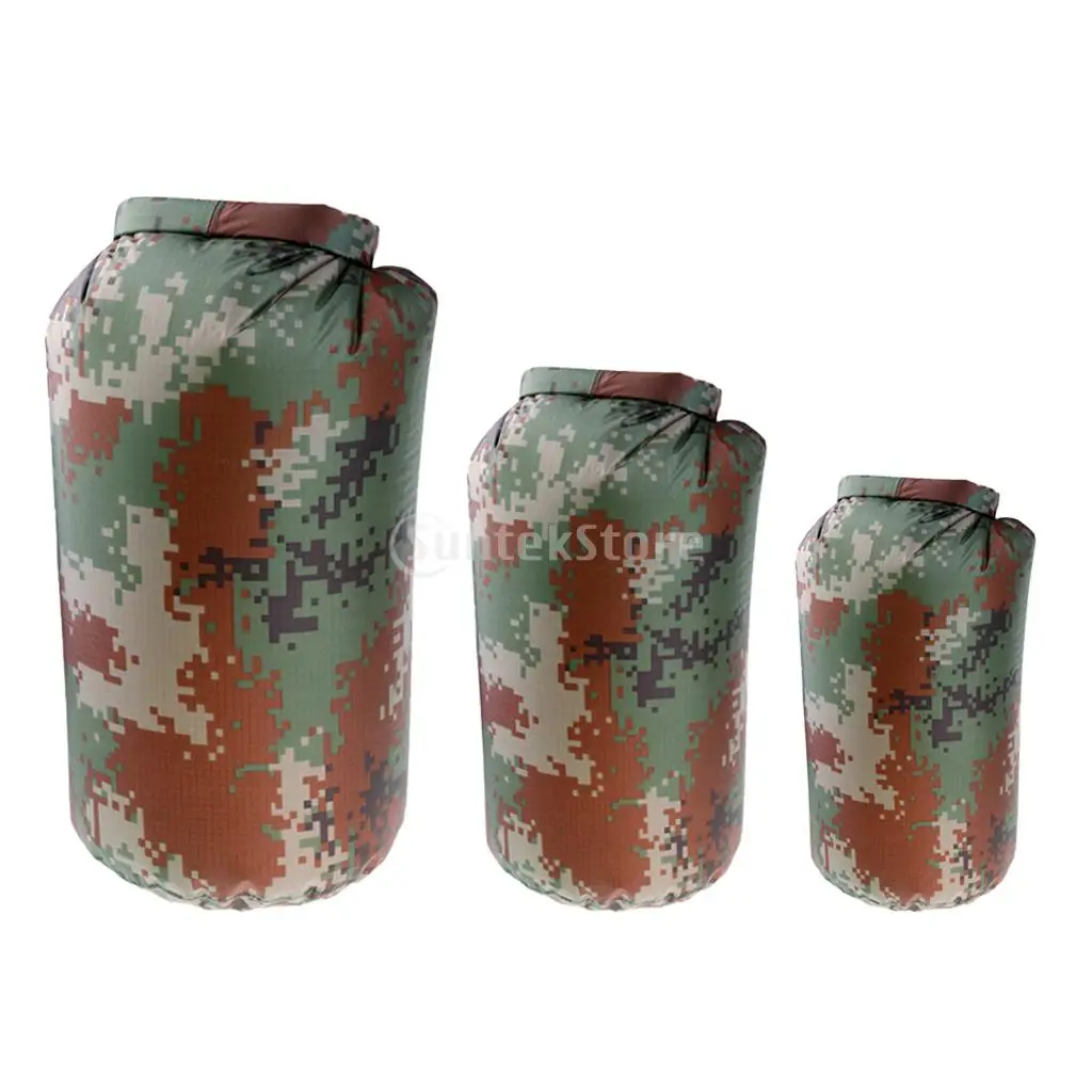 Set of 3 Waterproof Dry Bag, Roll Top Sack Keeps Gear Dry for Kayaking, Boating, Swimming, Camping, Hiking, Beach, Fishing
Set of 3 Waterproof Dry Bag, Roll Top Sack Keeps Gear Dry for Kayaking, Boating, Swimming, Camping, Hiking, Beach, Fishing