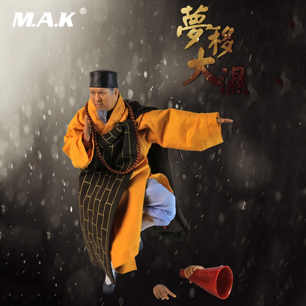MV-029 1/6 Male Figure Shaolin Temple Abbot Wet Dream Master Head Clothes Accessories Model for 12'' Narrow Shoulder Body
MV-029 1/6 Male Figure Shaolin Temple Abbot Wet Dream Master Head Clothes Accessories Model for 12'' Narrow Shoulder Body