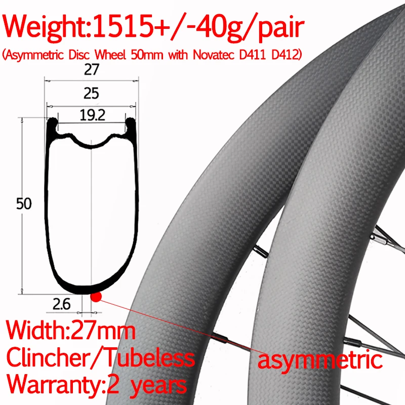 Super light width 27mm asymmetric carbon road bike disc wheels cyclocross 38mm 50mm clincher tubeless wheelset 2 year warranty
Super light width 27mm asymmetric carbon road bike disc wheels cyclocross 38mm 50mm clincher tubeless wheelset 2 year warranty