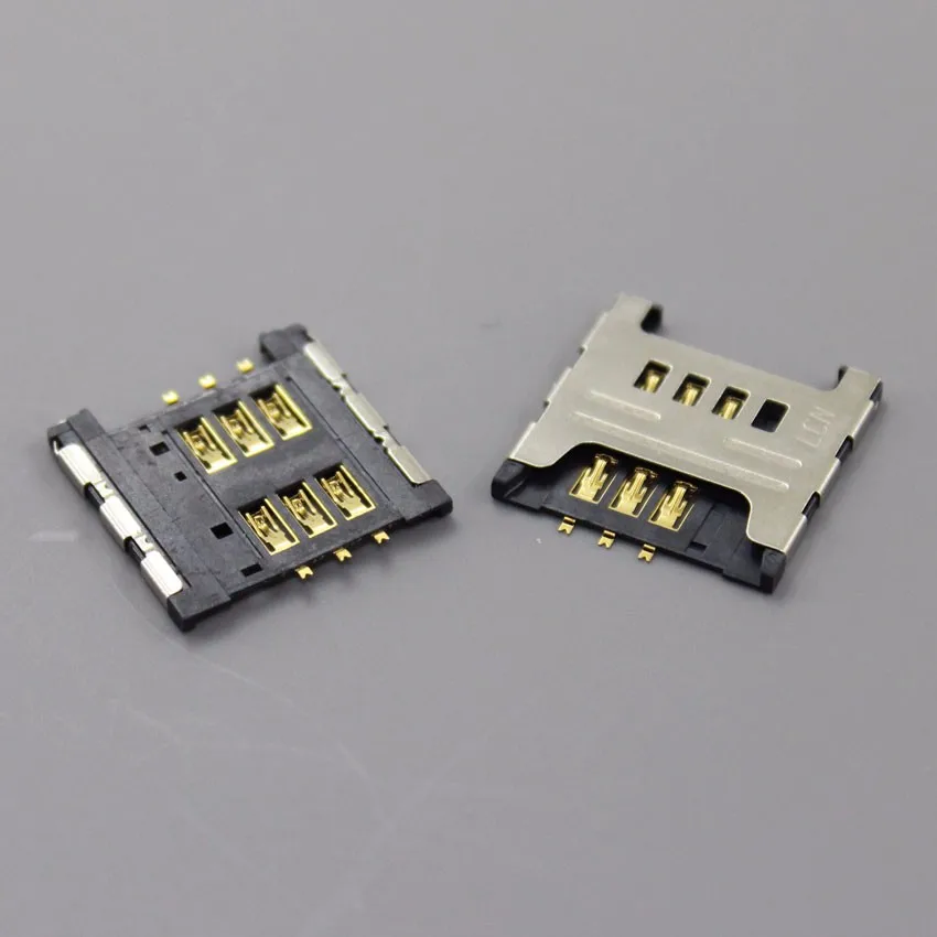 ChengHaoRan 10 шт./лот держатель слота для SIM-карты Разъем Гнездо samsung i699 3520 S6358 S6108 S6102