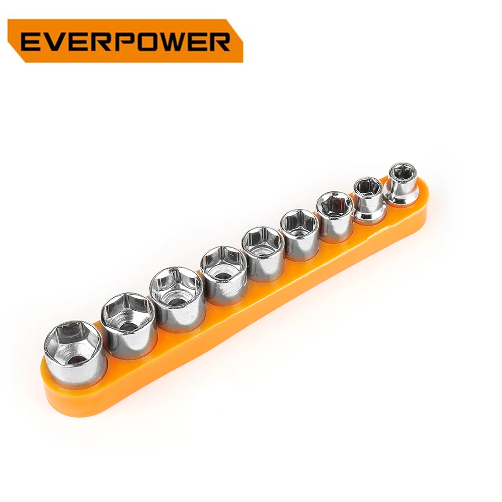 Everpower 9шт Шестигранный Универсальный Набор насадок шестигранный привод адаптер