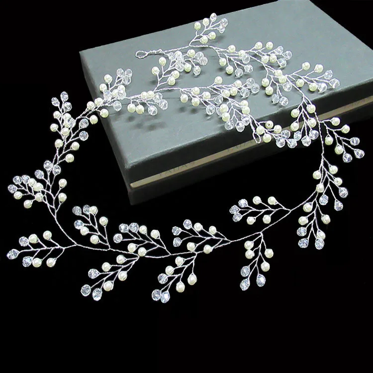 Women Long Headbands Crystal Pearl Wedding Hair Accessories Braid Jewelry Bridal Headpiece Flower Women Tiara Bead Hair Ornament
Women Long Headbands Crystal Pearl Wedding Hair Accessories Braid Jewelry Bridal Headpiece Flower Women Tiara Bead Hair Ornament