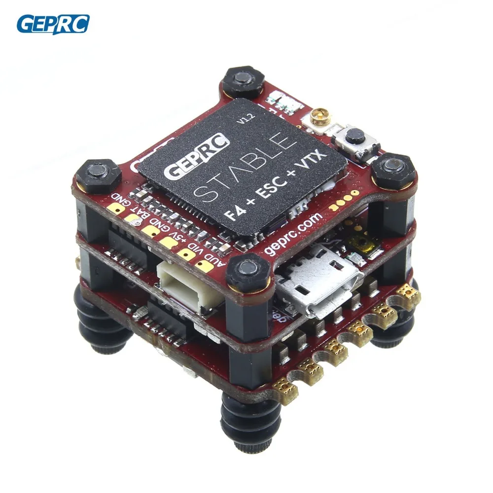 GEPRC Stable F4 Mini Tower FPV betaflight BLHELI-S 12A ESC VTX 48CH off/25/100/200mw
GEPRC Stable F4 Mini Tower FPV betaflight BLHELI-S 12A ESC VTX 48CH off/25/100/200mw