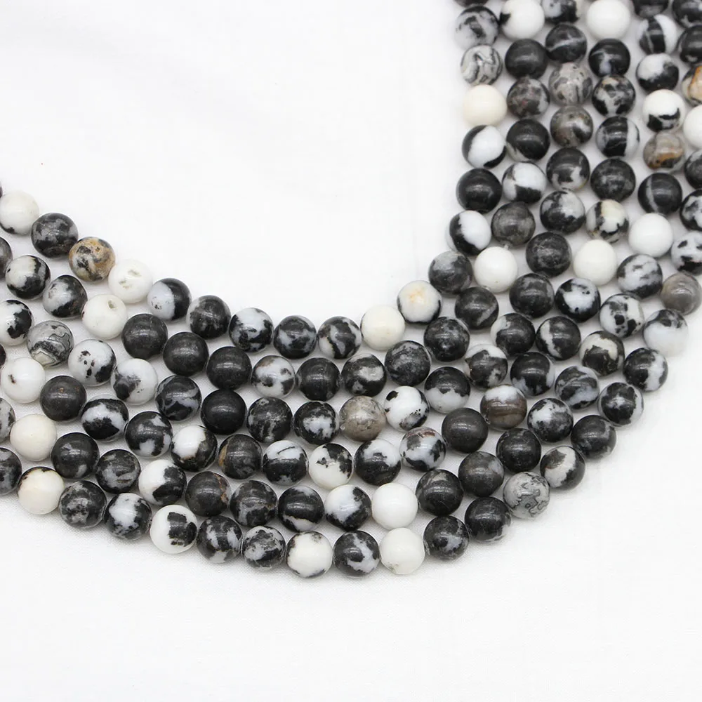1Strand/Lot 4-12mm Natural Stone Black White Zebra Jaspers Bead Round Gem Loose Spacer Beads for DIY Jewelry Making Findings
1Strand/Lot 4-12mm Natural Stone Black White Zebra Jaspers Bead Round Gem Loose Spacer Beads for DIY Jewelry Making Findings