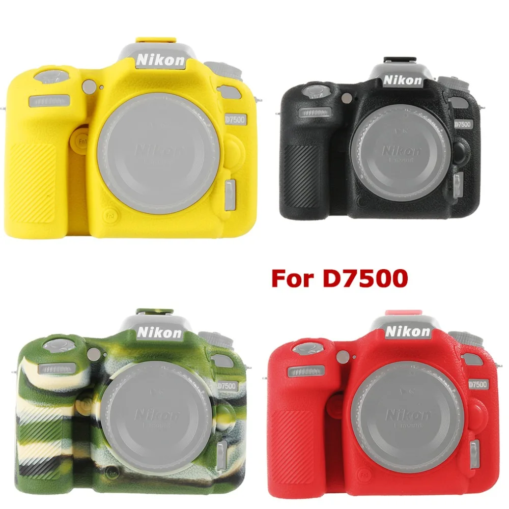 Simulation texture Soft Silicone Skin Case Camera Body Cover Protector Bag For Nikon D7500 D800 D810 D500 D4 D4s D5 Camera Bag
Simulation texture Soft Silicone Skin Case Camera Body Cover Protector Bag For Nikon D7500 D800 D810 D500 D4 D4s D5 Camera Bag