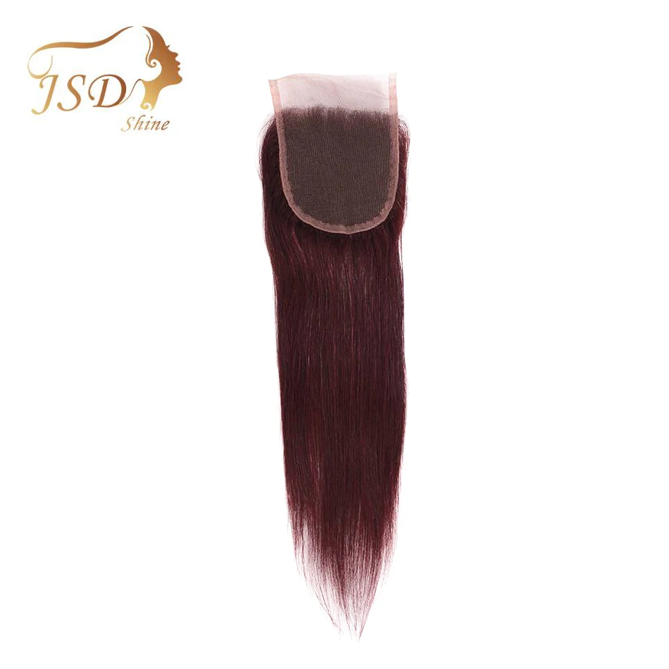 JSDshine Red 99J Closure Straight Burgundy Brazilian Hair Weave 4*4 closure 8"- 18" Non Remy Human Hair Extensions Free Shipping
JSDshine Red 99J Closure Straight Burgundy Brazilian Hair Weave 4*4 closure 8"- 18" Non Remy Human Hair Extensions Free Shipping