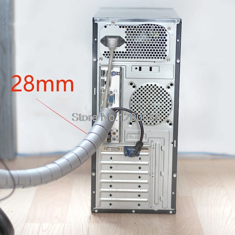 5M Cable Management Sleeve Computer Cable protection Wrap Cable Management Wire Cord Organizer Tube
5M Cable Management Sleeve Computer Cable protection Wrap Cable Management Wire Cord Organizer Tube
