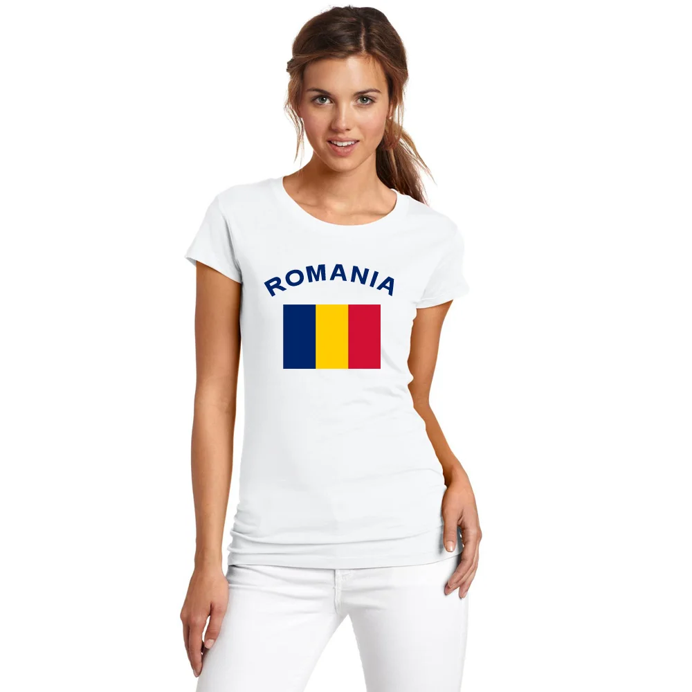 BLWHSA Summer Tee Shirts for Women ROMANIA Fans Cheer Women T-Shirts Cotton Fitness National Flag Printed Tee For Female
BLWHSA Summer Tee Shirts for Women ROMANIA Fans Cheer Women T-Shirts Cotton Fitness National Flag Printed Tee For Female