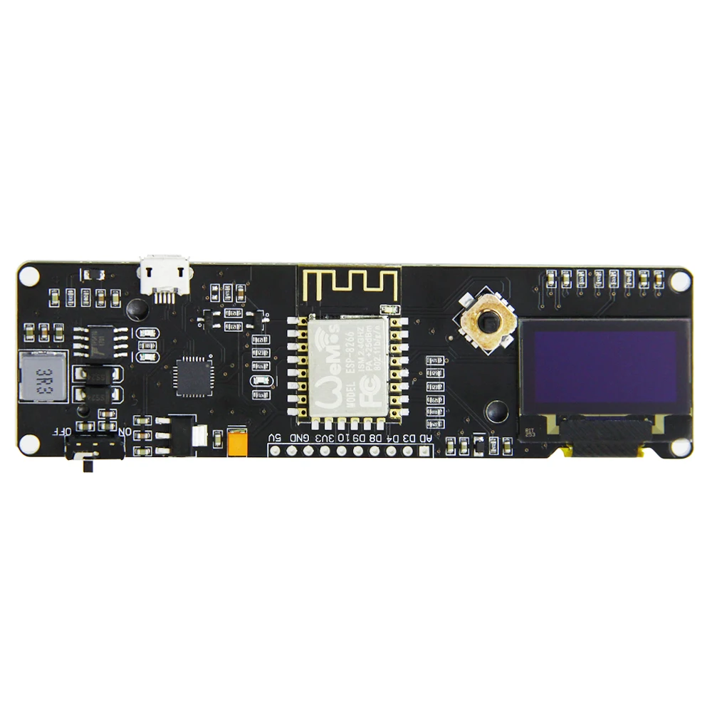 ESP8266 NODEMCU with 0.96 OLED Extended Temperature and Humidity Development Board Weather Station WIFI Shielding
ESP8266 NODEMCU with 0.96 OLED Extended Temperature and Humidity Development Board Weather Station WIFI Shielding