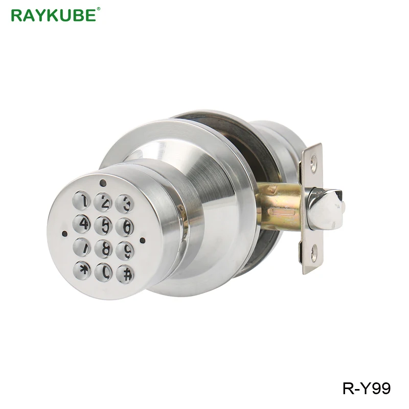 RAYKUBE Electronic Door Lock Password Code Keyless Entry Knob Door Lock From Home Office Safety Suit 35-50MM Door Thickness
RAYKUBE Electronic Door Lock Password Code Keyless Entry Knob Door Lock From Home Office Safety Suit 35-50MM Door Thickness
