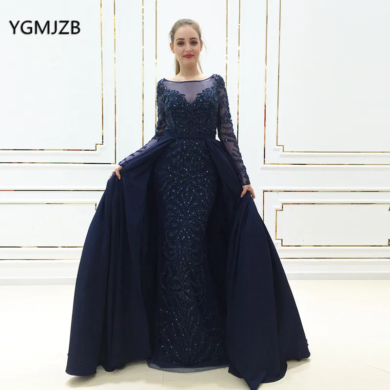 Real Photo Robe De Soiree Long Sleeves Luxury Evening Dress 2018 Marmaid Beads Crystal Women Arabic Formal Party Gown Prom Dress
Real Photo Robe De Soiree Long Sleeves Luxury Evening Dress 2018 Marmaid Beads Crystal Women Arabic Formal Party Gown Prom Dress