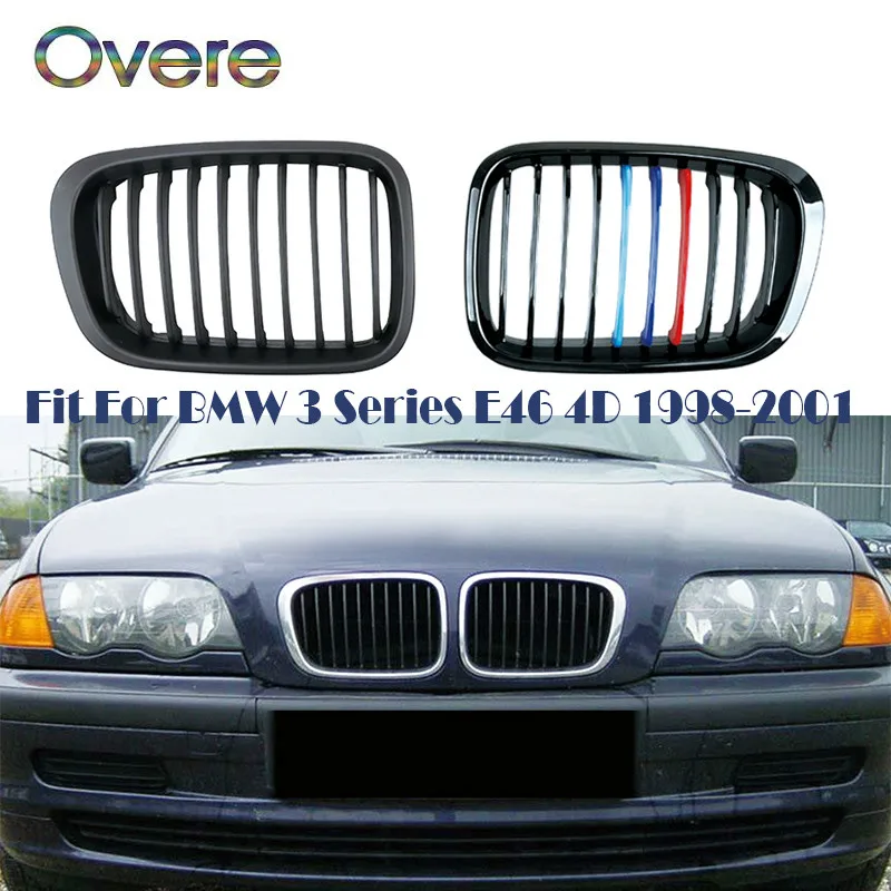 OVERE Car Front Bumper Grills Grilles For BMW E46 Sedan BMW 3 Series 1998 1999 2000 2001 4 Doors 4D Convertible Accessories
OVERE Car Front Bumper Grills Grilles For BMW E46 Sedan BMW 3 Series 1998 1999 2000 2001 4 Doors 4D Convertible Accessories