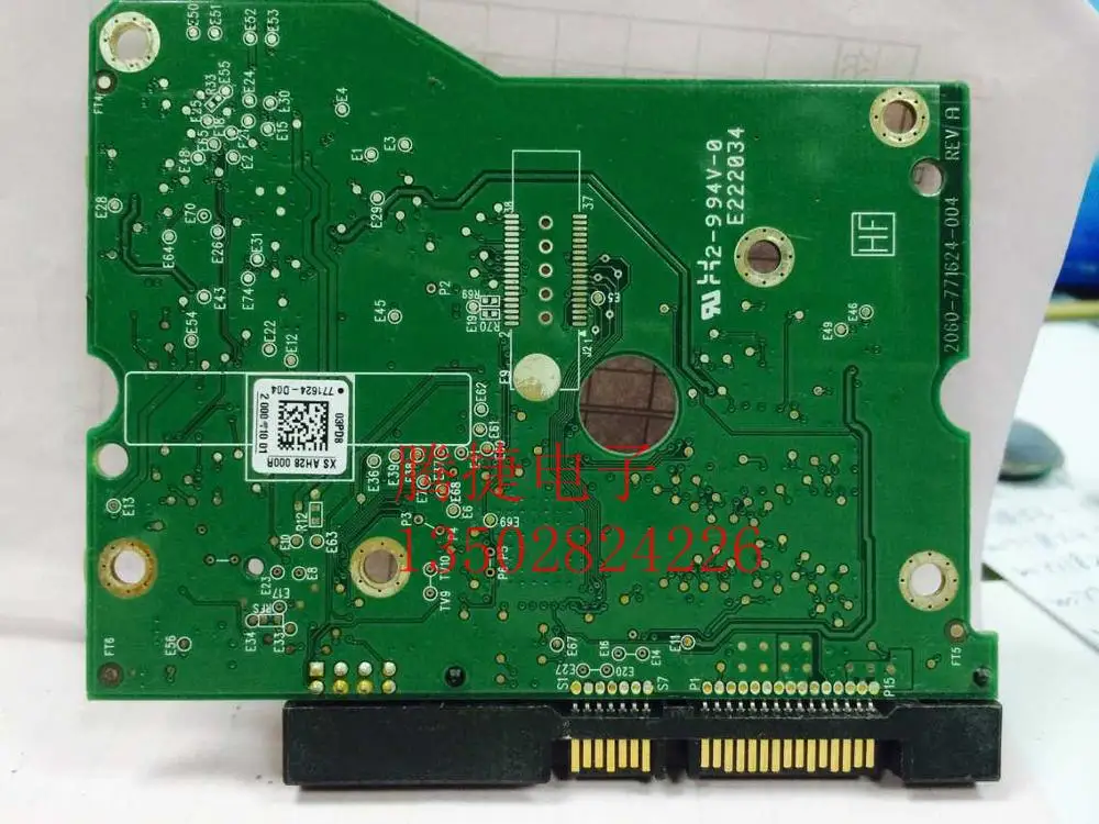 HDD PCB logic board printed circuit board 2060-771624-004 for WD 3.5 SATA hard drive repair data recovery
HDD PCB logic board printed circuit board 2060-771624-004 for WD 3.5 SATA hard drive repair data recovery