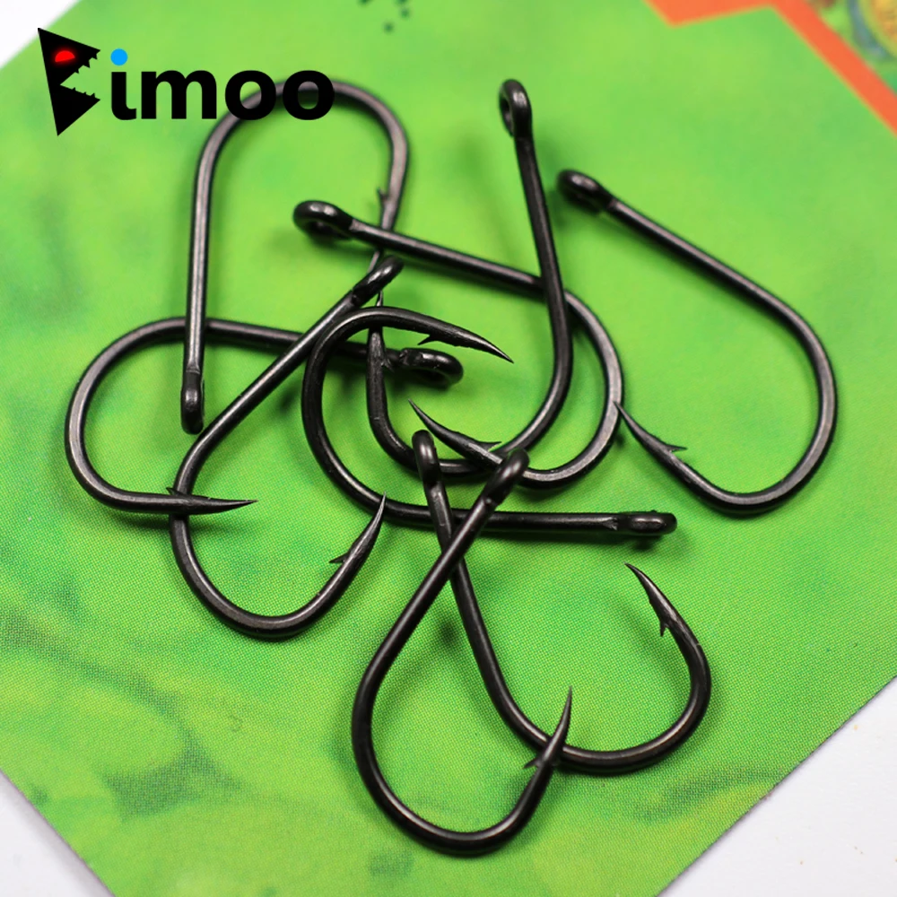Bimoo 100pcs #2 #4 #6 #8 Coated Beaked Tip Sharp Carp Fishing Hooks High Quality Non Reflective Dark Black Carp Hook
Bimoo 100pcs #2 #4 #6 #8 Coated Beaked Tip Sharp Carp Fishing Hooks High Quality Non Reflective Dark Black Carp Hook