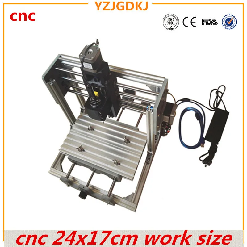 

2417 cnc 3Axis Wood Router engrave machine for wood marking ,aluminum mark work size 24*17cm