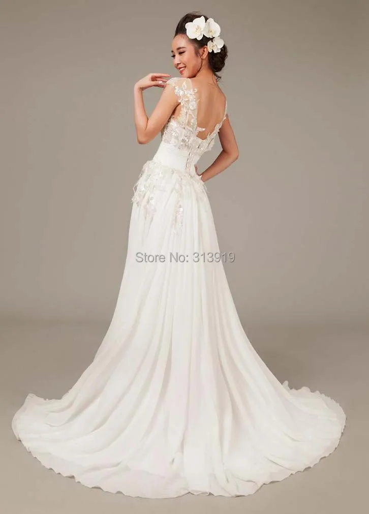 free shipping real pictures see-through chiffon beach style wedding dresses 2017 new styles
free shipping real pictures see-through chiffon beach style wedding dresses 2017 new styles